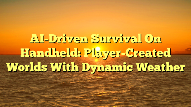 AI-Driven Survival On Handheld: Player-Created Worlds With Dynamic Weather