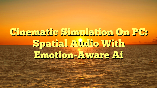 Cinematic Simulation On PC: Spatial Audio With Emotion-Aware Ai